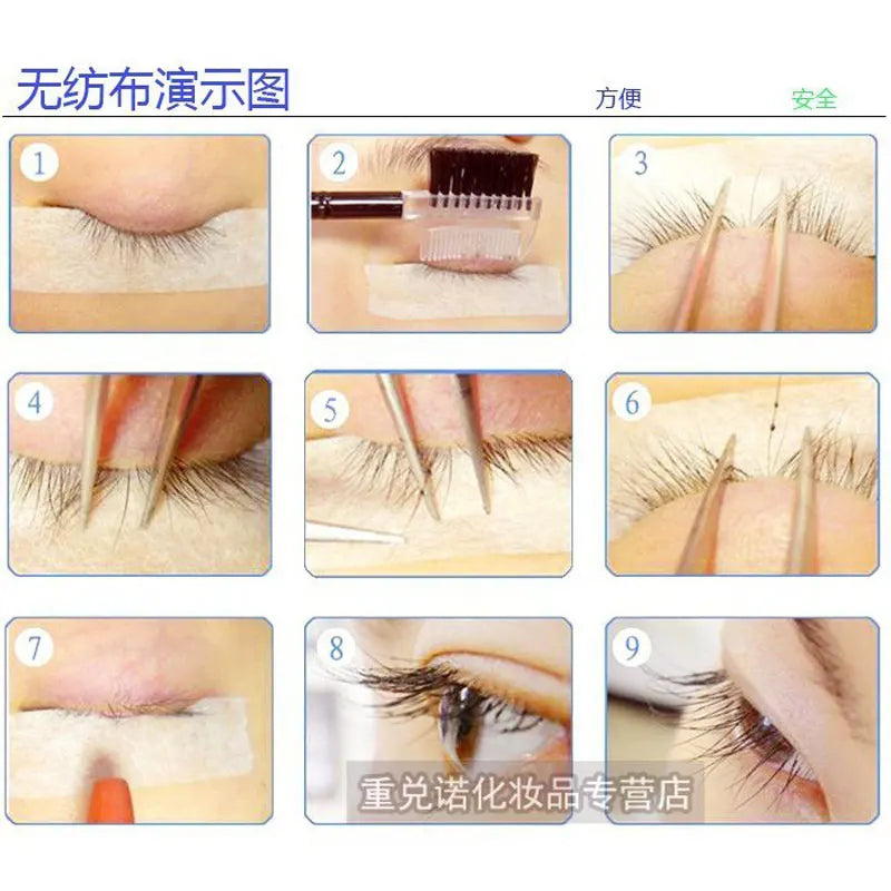 1/3/5 Pcs Eyelash Extension Lint Free Eye Pads White Adhesive Micropore Tape Breathable Under Patch Non-woven Make Up Tools