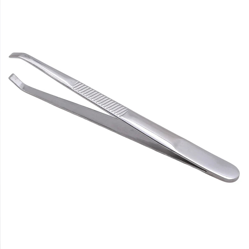 1PC Eyebrow Tweezer Stainless Steel Slant Tip Eyes Tweezer Clip for Face Hair Removal Make Up Tools Pince A Epiler