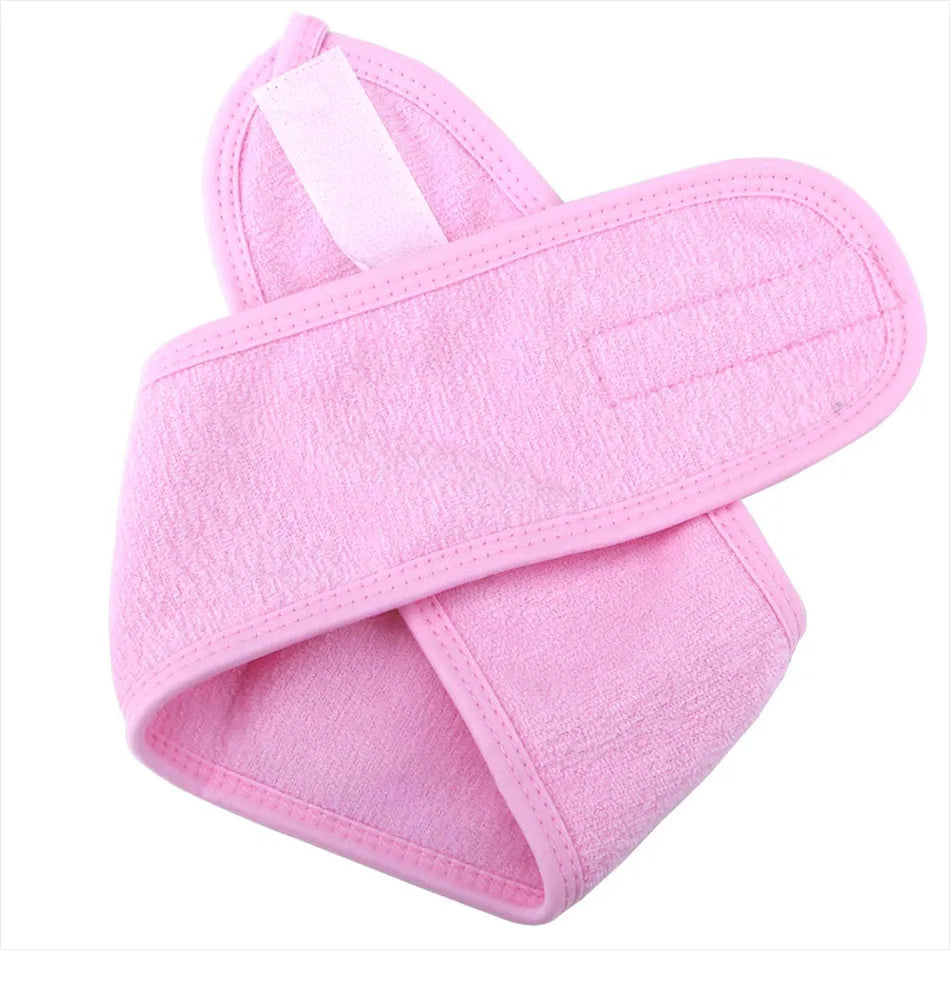 1Pcs Facial Headband Terry Cloth Hair Bands Adjustable Face Wash Headband for Face Washing,Shower, Yoga ,Makeup Wrap Accessories
