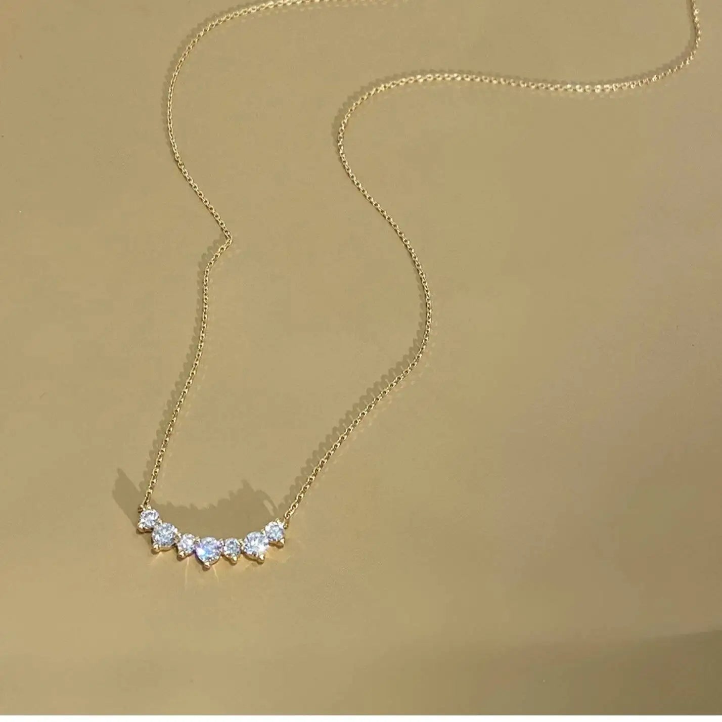 TY 925S Silver Pendant Necklace 1.7/2.8/5ct D Color Moissanite Smile Necklace Fine Jewelry With Certificate Women For Wedding