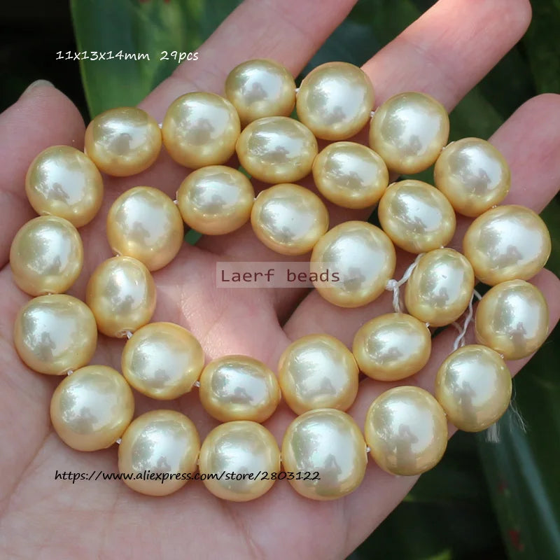 Shell Pearl Oval Water Drop 15inch, Many shapes ,For DIY Jewelry Making ! Necklace ,Bracel