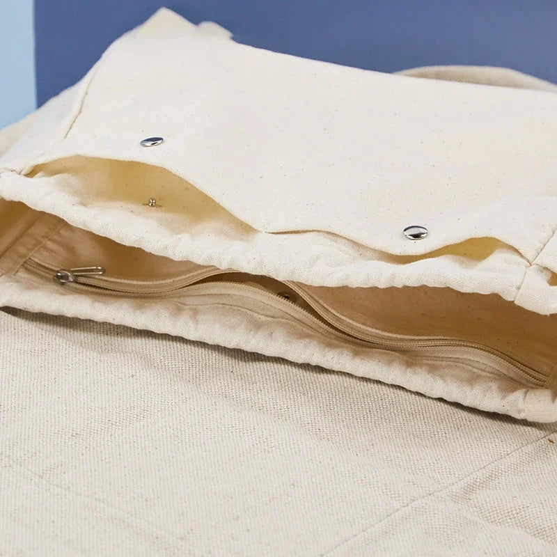 New Drawstring Cosmetic Bags for Women Canvas Organizer Large Capacity Make Up Bag Cotton Travel Storage Bag косметичка Neceser