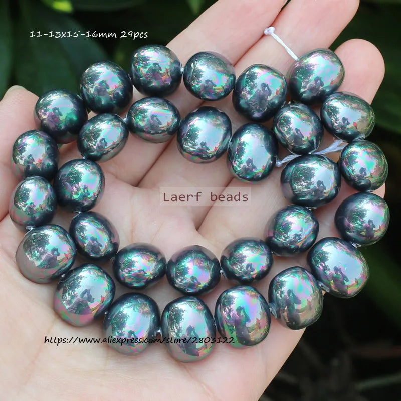 Shell Pearl Oval Water Drop 15inch, Many shapes ,For DIY Jewelry Making ! Necklace ,Bracel