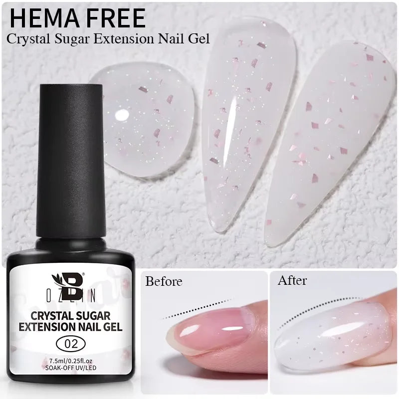 AWStorG 15ml One Step Gel Polish 9 In 1 Diamond Top Coat  Reinforce Long Lasting UV Soak Off Gel Varnish High Light Nail Art