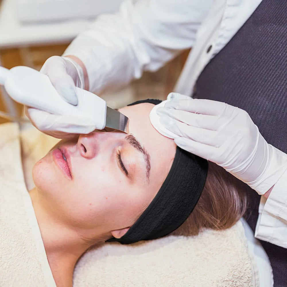 1Pcs Facial Headband Terry Cloth Hair Bands Adjustable Face Wash Headband for Face Washing,Shower, Yoga ,Makeup Wrap Accessories