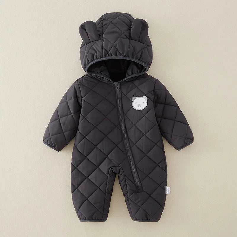 Winter Newborn Clothes Baby Girl Clothes Thickened Baby Jumpsuit Warm Baby Romper Cotton Jacket Romper Boy Overalls Toddler Coat