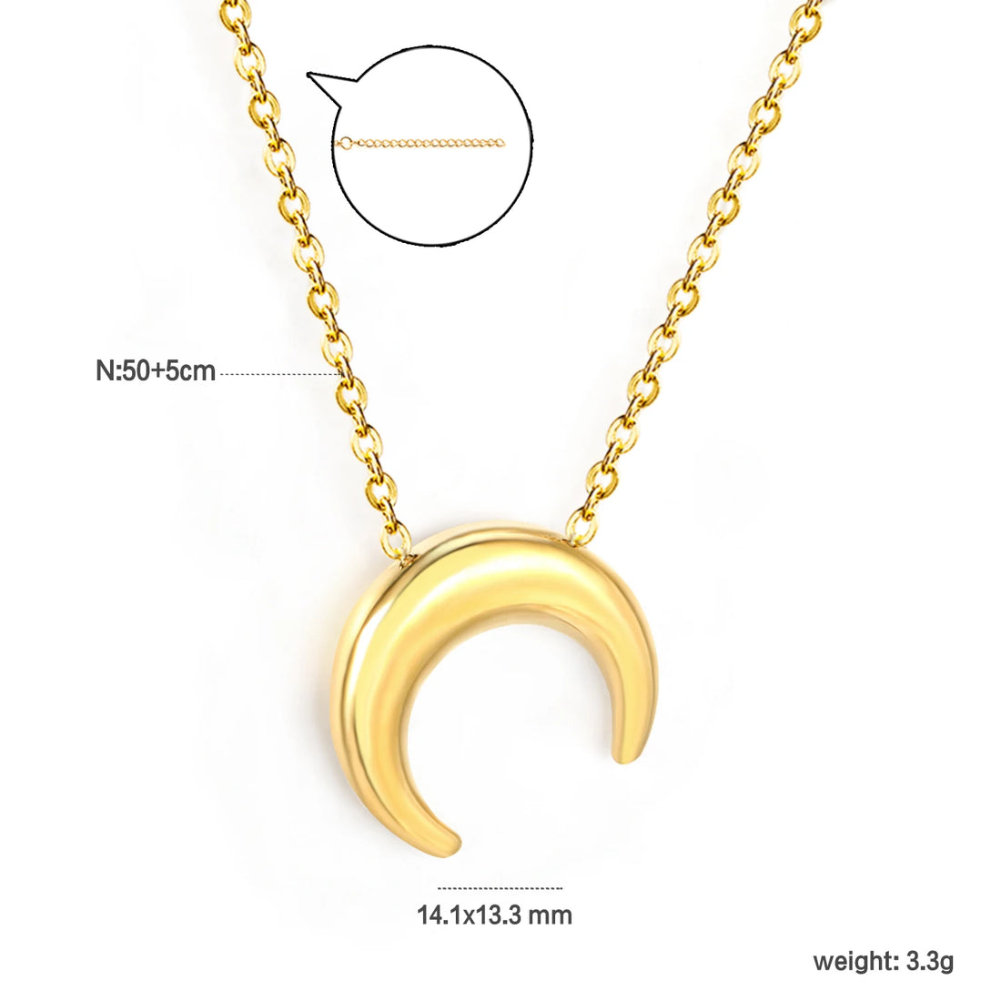 LUXUSTEEL Colorful Water Droplet Women Pendant Necklace Stainless Steel Round Cubic Zirconia Female Chain Necklace Jewelry Gift