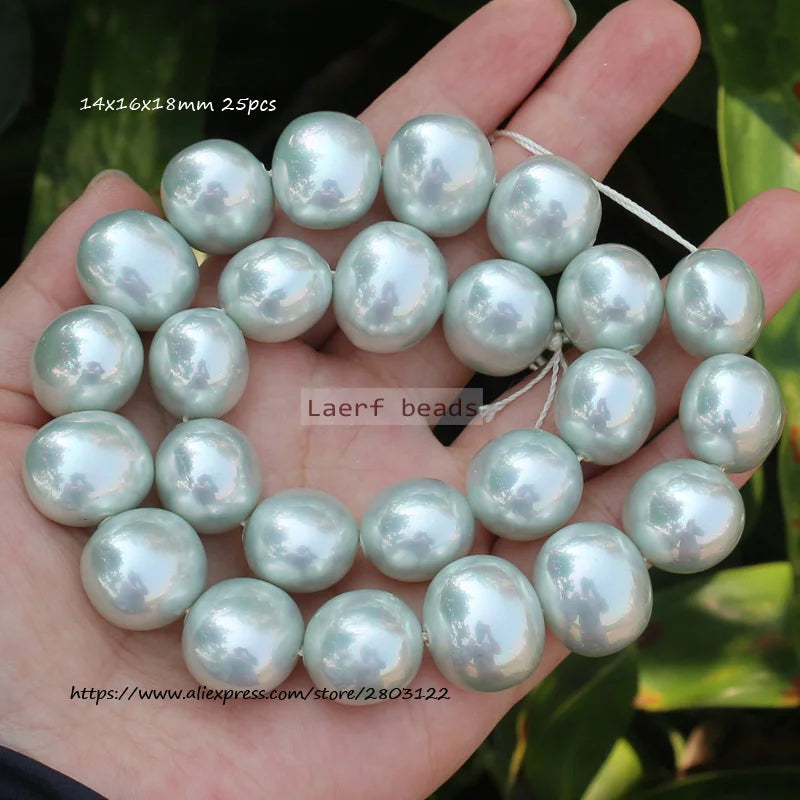 Shell Pearl Oval Water Drop 15inch, Many shapes ,For DIY Jewelry Making ! Necklace ,Bracel
