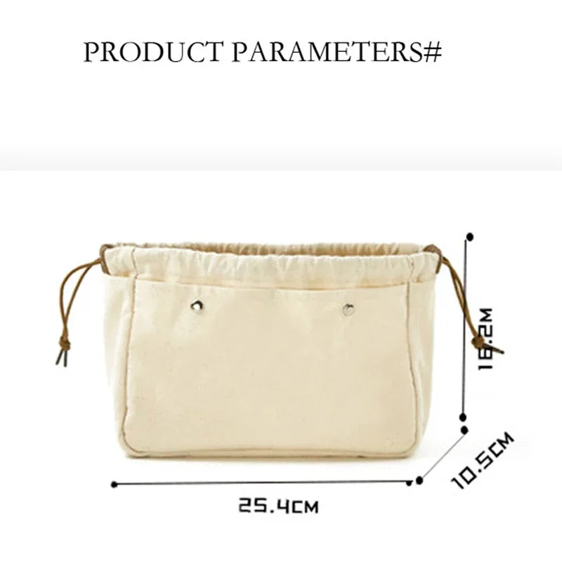 New Drawstring Cosmetic Bags for Women Canvas Organizer Large Capacity Make Up Bag Cotton Travel Storage Bag косметичка Neceser