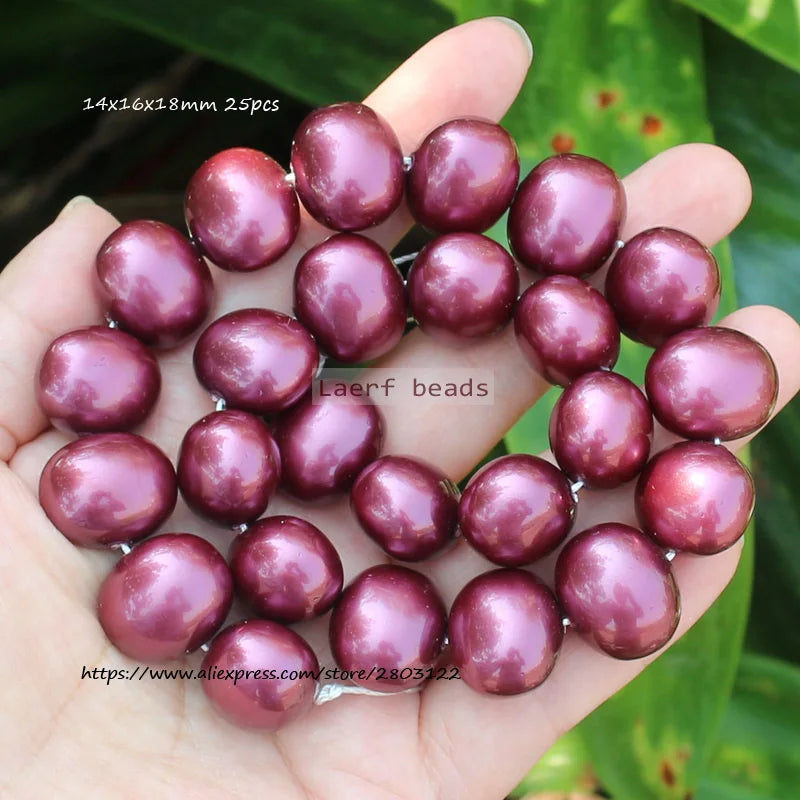 Shell Pearl Oval Water Drop 15inch, Many shapes ,For DIY Jewelry Making ! Necklace ,Bracel