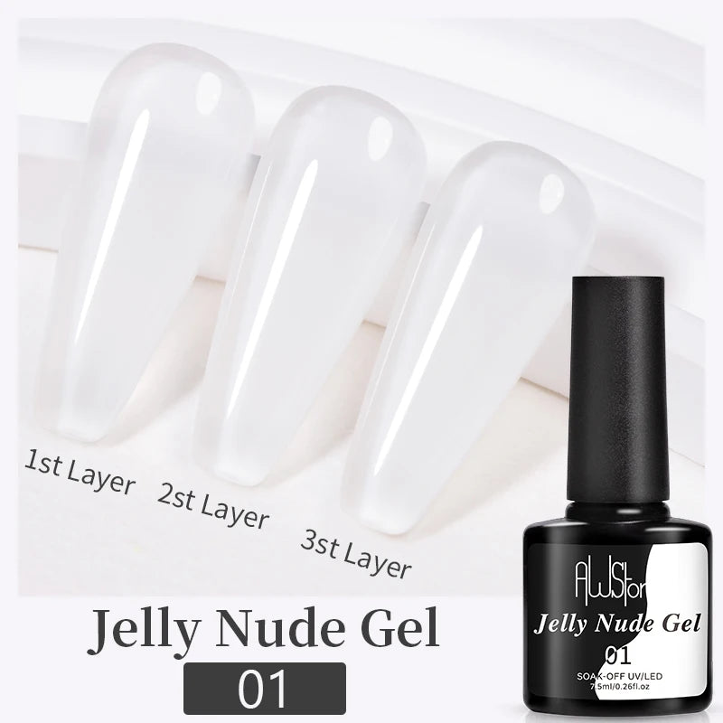 AWStorG 15ml One Step Gel Polish 9 In 1 Diamond Top Coat  Reinforce Long Lasting UV Soak Off Gel Varnish High Light Nail Art