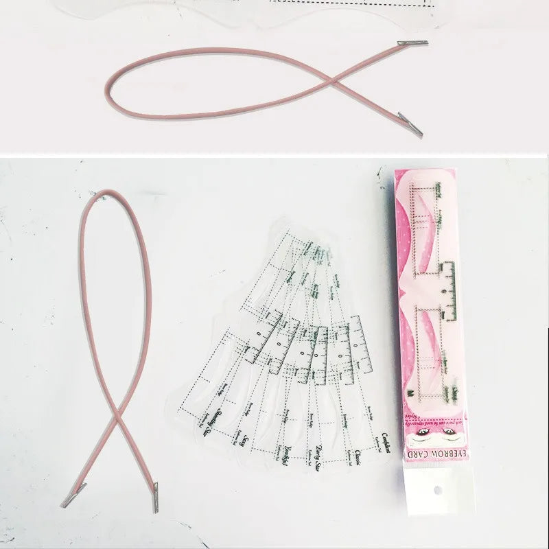 6 Style Fixable Eyebrow Stencil Grooming Shaper Template Reusable Stickers Make Up Tools For Eye Brow Stamp Cosmetic