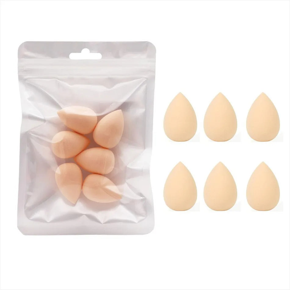 6pcs Mini Makeup Sponge Powder Beauty Sponge Makeup Concealer Liquid Foundation Face Beauty Cosmetic Sponge Make Up Accessories