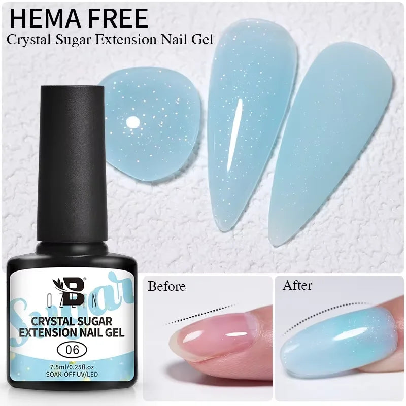 AWStorG 15ml One Step Gel Polish 9 In 1 Diamond Top Coat  Reinforce Long Lasting UV Soak Off Gel Varnish High Light Nail Art