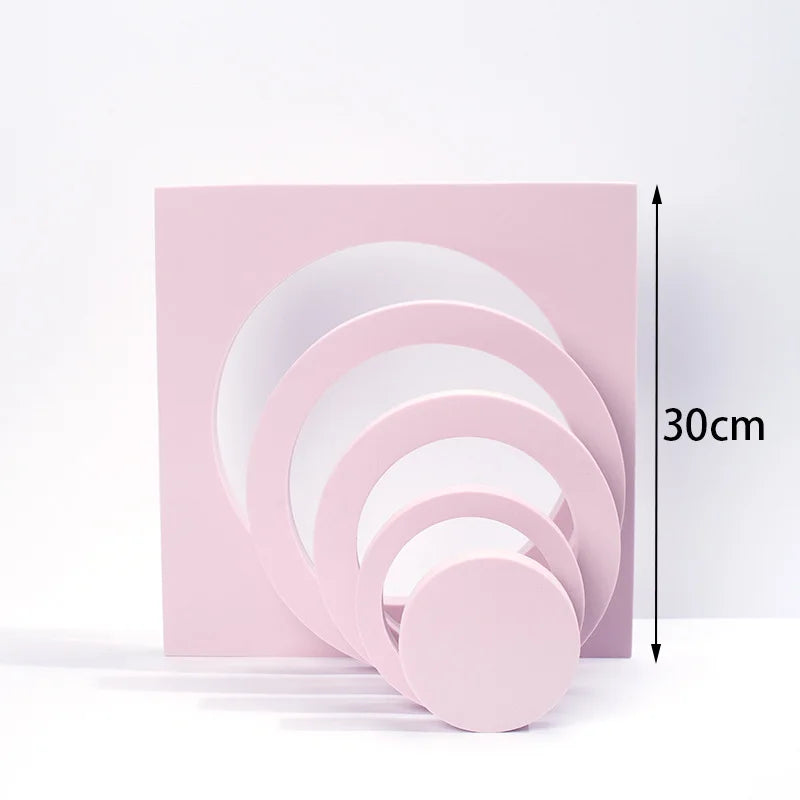 Ins Photography Accessories Geometric Cube Kits Background  Art Photo Props for Lipstick Jewelry Toy Skincare Beauty products