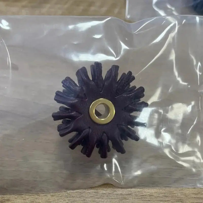 Popular French Flower Bag Pendant DIY Cute Quality Leather Flower Key Chain Necklace Pendant Ornament Jewelry Bag Pendant Gift