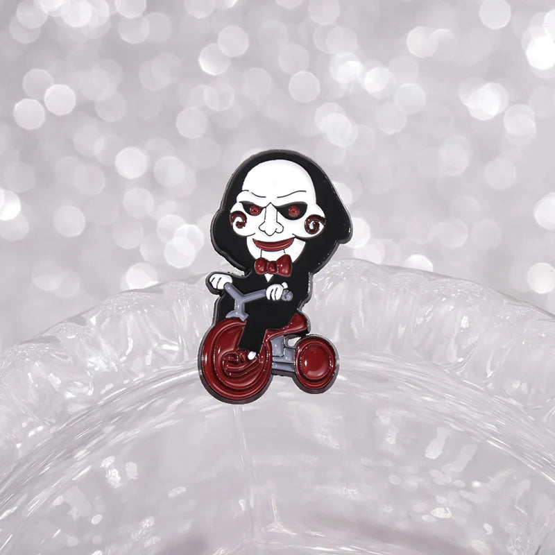 Punk Films Monsters Theme Enamel Pins Custom Horror Movies Girls Monster Badges Lapel Backpack Brooches Jewelry Accessories