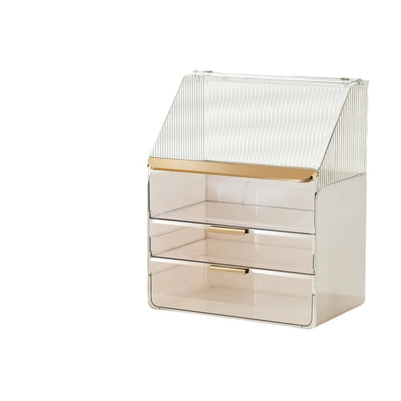 Desktop Makeup Container Drawer Large Box Cosmetic Large Capacity Storage Nail Jewelry Container Sundries Lipstick Organizer