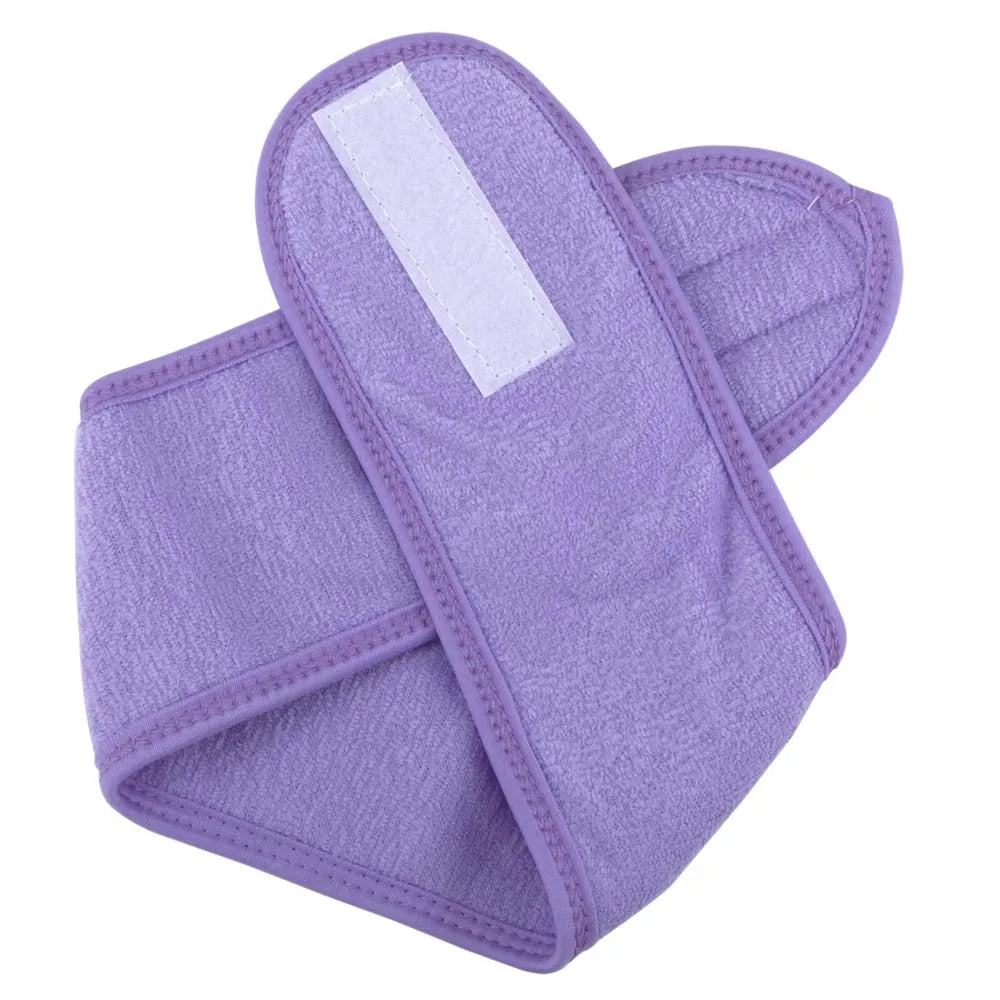 1Pcs Facial Headband Terry Cloth Hair Bands Adjustable Face Wash Headband for Face Washing,Shower, Yoga ,Makeup Wrap Accessories