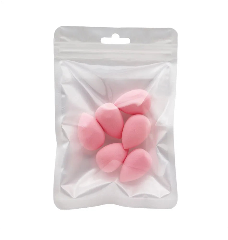 6pcs Mini Makeup Sponge Powder Beauty Sponge Makeup Concealer Liquid Foundation Face Beauty Cosmetic Sponge Make Up Accessories