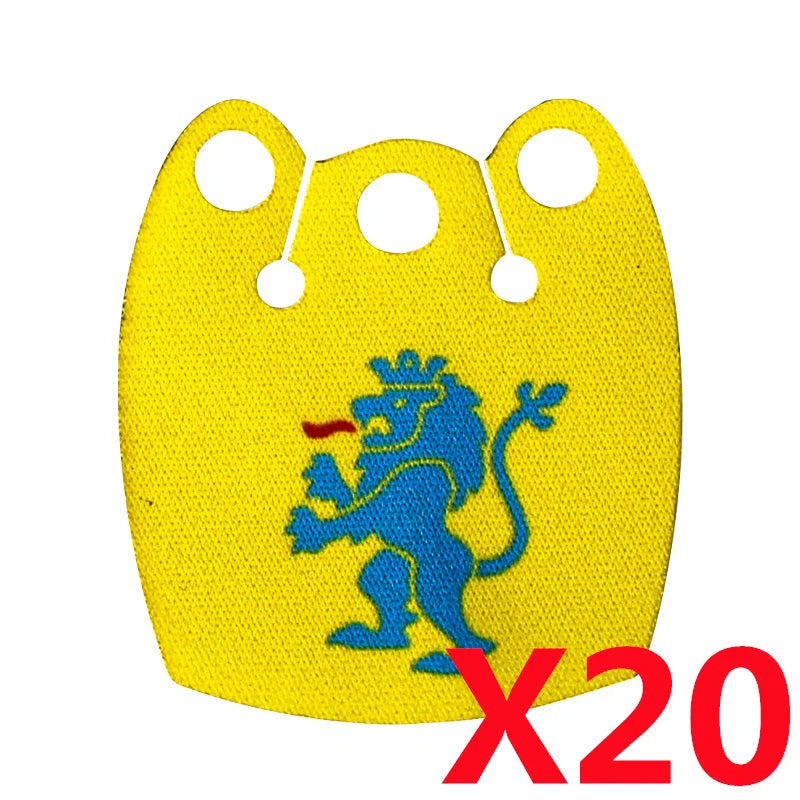 Medieval Military MOC Castle Knight Accessory Building Blocks Warhorse Cape Plush Coat Vest Shield Flag Kit Mini Toy Bricks Gift