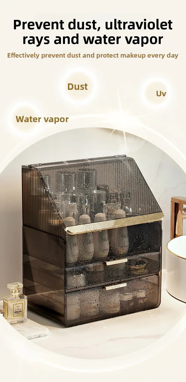 Desktop Makeup Container Drawer Large Box Cosmetic Large Capacity Storage Nail Jewelry Container Sundries Lipstick Organizer