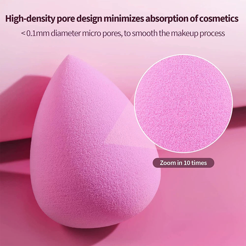 6pcs Mini Makeup Sponge Powder Beauty Sponge Makeup Concealer Liquid Foundation Face Beauty Cosmetic Sponge Make Up Accessories