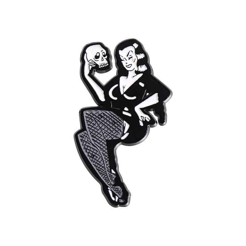 Punk Films Monsters Theme Enamel Pins Custom Horror Movies Girls Monster Badges Lapel Backpack Brooches Jewelry Accessories