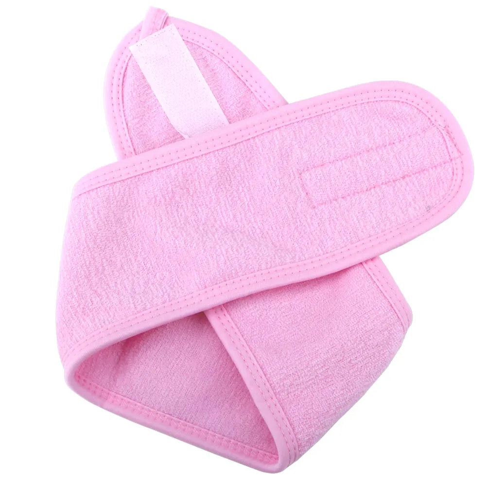 1Pcs Facial Headband Terry Cloth Hair Bands Adjustable Face Wash Headband for Face Washing,Shower, Yoga ,Makeup Wrap Accessories