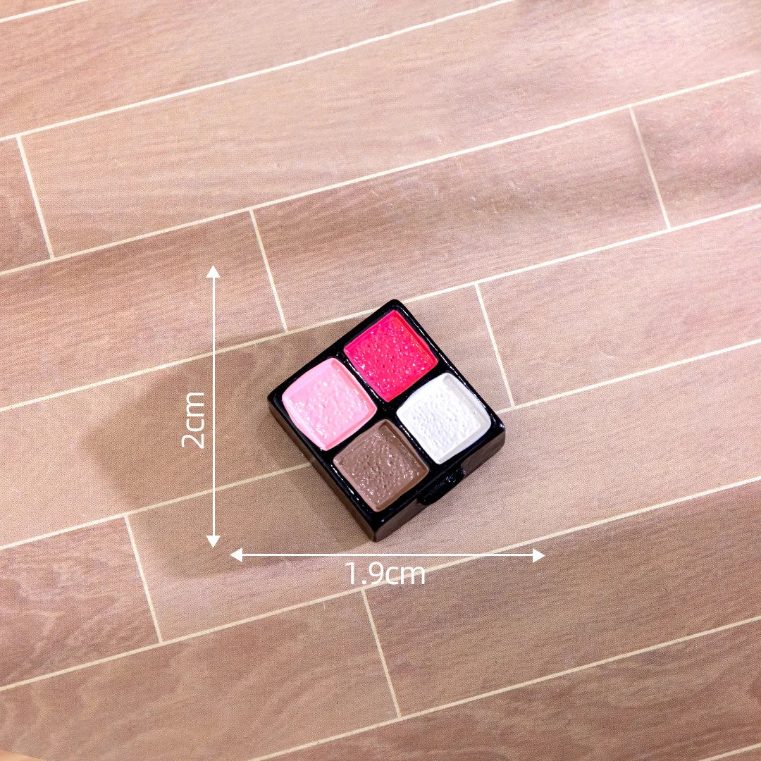 Kawaii Imitation Cosmetics Lipstick Nail Polish Flat Back Resin Cabochons DIY Jewelry Craft Dollhouse Decoration Accessories