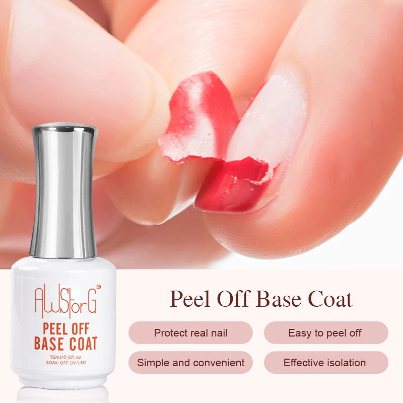 AWStorG 15ml One Step Gel Polish 9 In 1 Diamond Top Coat  Reinforce Long Lasting UV Soak Off Gel Varnish High Light Nail Art
