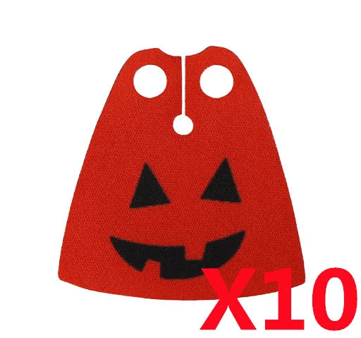 Medieval Military MOC Castle Knight Accessory Building Blocks Warhorse Cape Plush Coat Vest Shield Flag Kit Mini Toy Bricks Gift