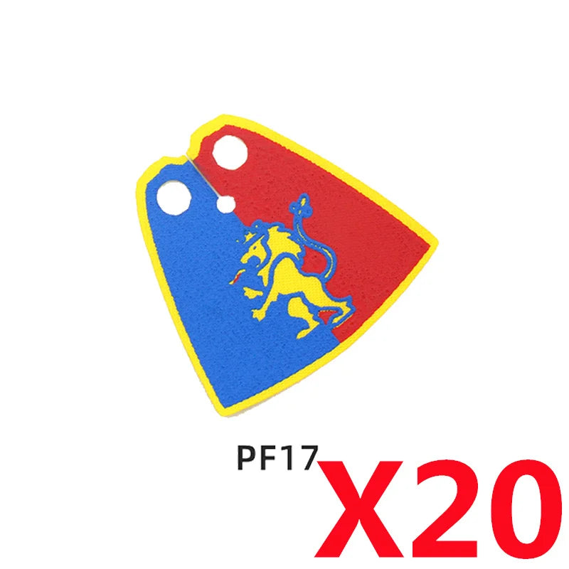 Medieval Military MOC Castle Knight Accessory Building Blocks Warhorse Cape Plush Coat Vest Shield Flag Kit Mini Toy Bricks Gift