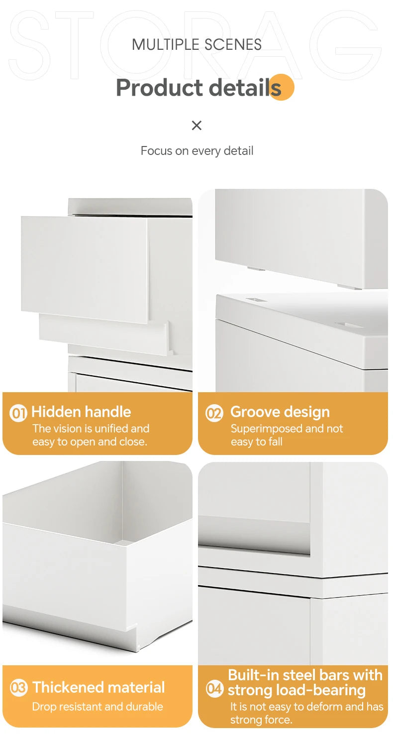 6-Tier Desk Organizer with Drawers Box Office Supplies Jewelry Cosmetics Storage Portable Divider Box Lipstick Skincare Holder