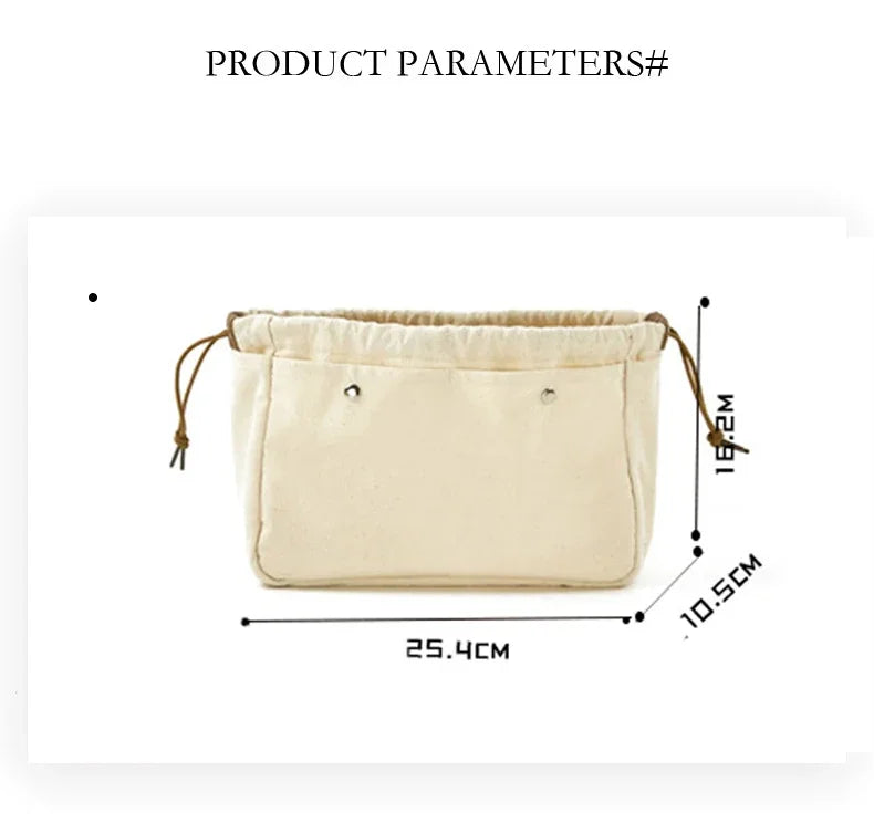 New Drawstring Cosmetic Bags for Women Canvas Organizer Large Capacity Make Up Bag Cotton Travel Storage Bag косметичка Neceser