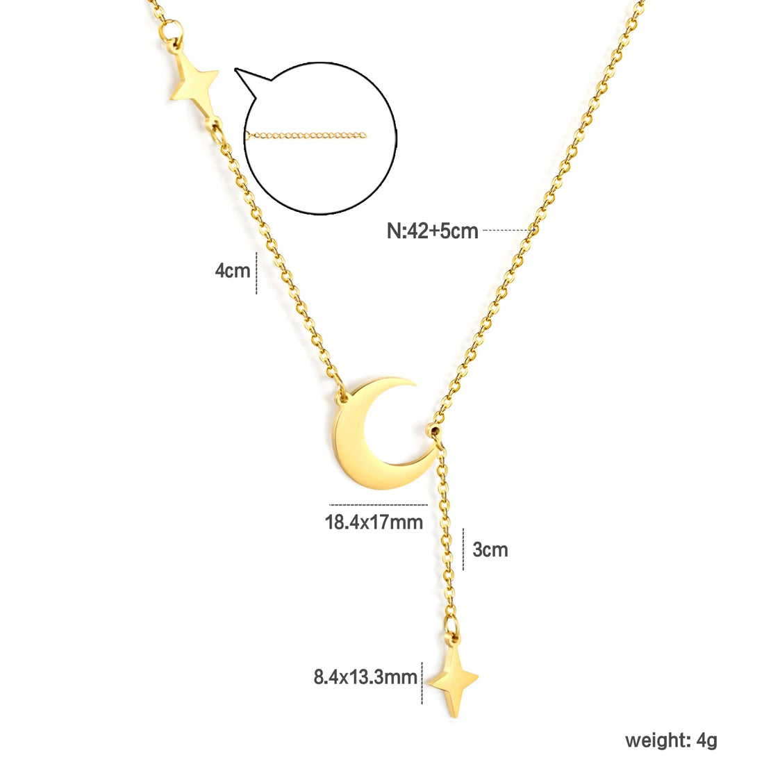 LUXUSTEEL Colorful Water Droplet Women Pendant Necklace Stainless Steel Round Cubic Zirconia Female Chain Necklace Jewelry Gift