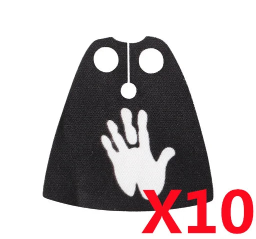 Medieval Military MOC Castle Knight Accessory Building Blocks Warhorse Cape Plush Coat Vest Shield Flag Kit Mini Toy Bricks Gift