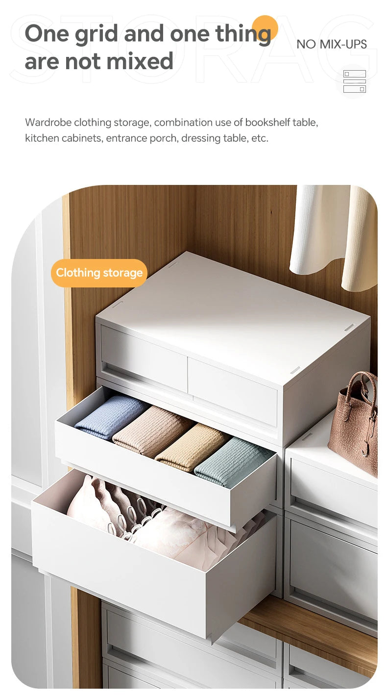 6-Tier Desk Organizer with Drawers Box Office Supplies Jewelry Cosmetics Storage Portable Divider Box Lipstick Skincare Holder