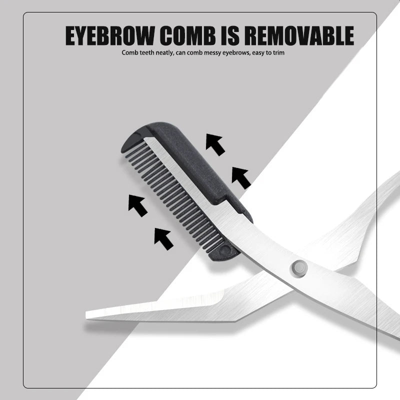 Eyebrow Trimmer Scissor Beauty Products for Women Eyebrow Scissors with Comb Eyebrow Shaver Makeup Tools Beauty Scissors
