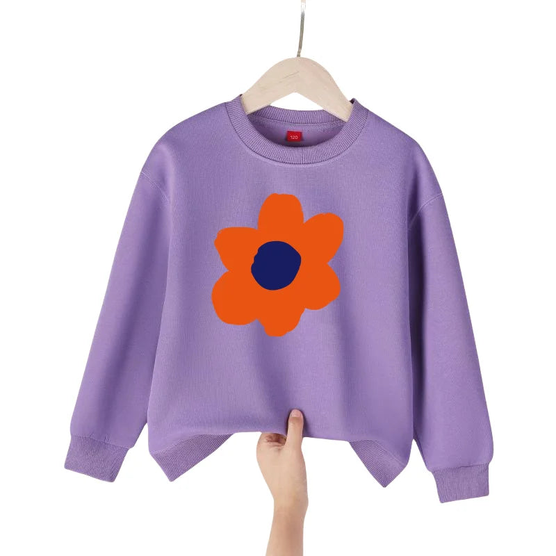 Boys Graphic Sweatshrits 2025 Spring Cotton Tops for Girls Long Sleeve Children Pullovers Cartoon Toddler Outerwear Kids Hoodies