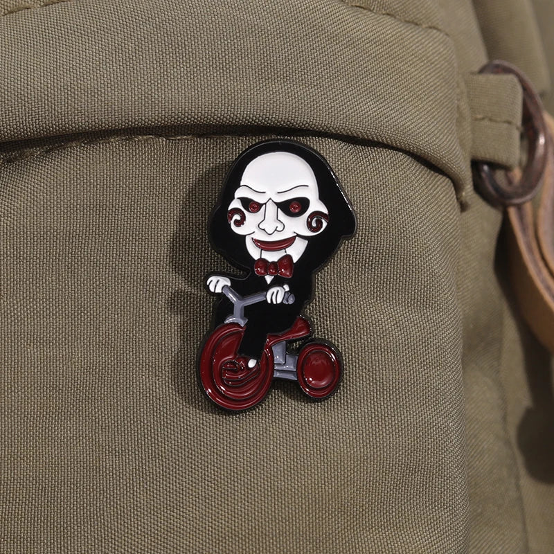 Punk Films Monsters Theme Enamel Pins Custom Horror Movies Girls Monster Badges Lapel Backpack Brooches Jewelry Accessories