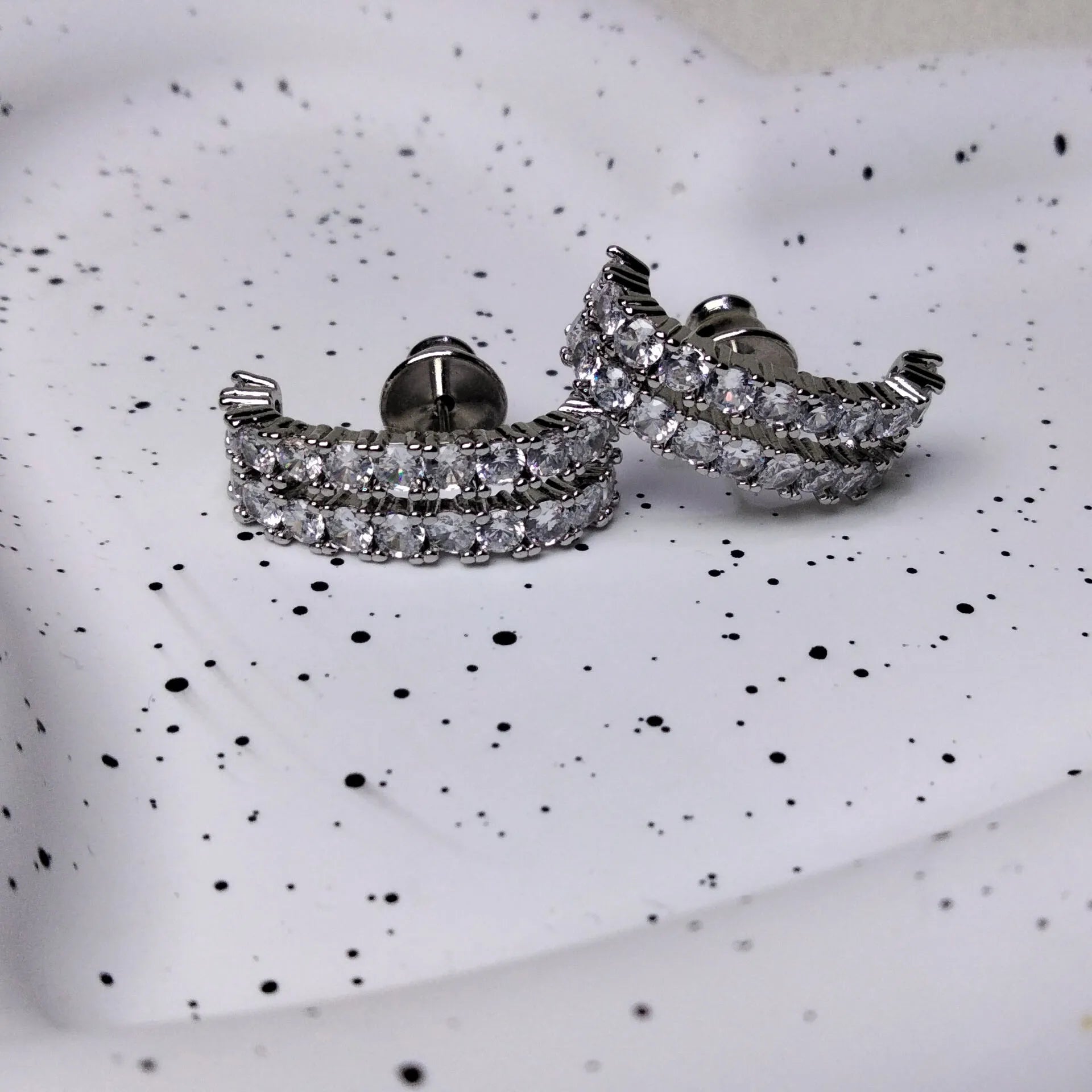 2025 Original Sparkling Crystal with Pearl Fine Jewelry Set Fashion Chain Necklace Earrings Bracelet Ring for Women Wedding Gift