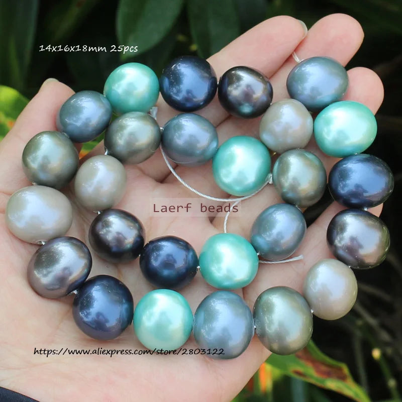 Shell Pearl Oval Water Drop 15inch, Many shapes ,For DIY Jewelry Making ! Necklace ,Bracel