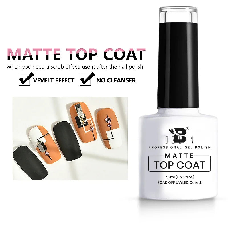 AWStorG 15ml One Step Gel Polish 9 In 1 Diamond Top Coat  Reinforce Long Lasting UV Soak Off Gel Varnish High Light Nail Art