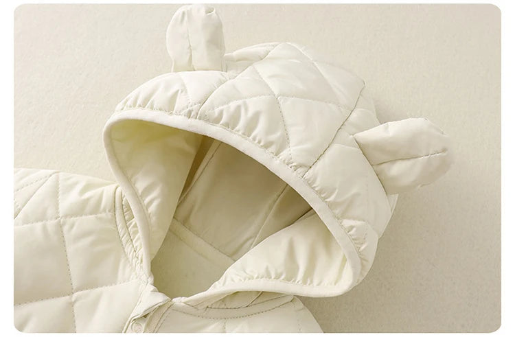 Winter Newborn Clothes Baby Girl Clothes Thickened Baby Jumpsuit Warm Baby Romper Cotton Jacket Romper Boy Overalls Toddler Coat