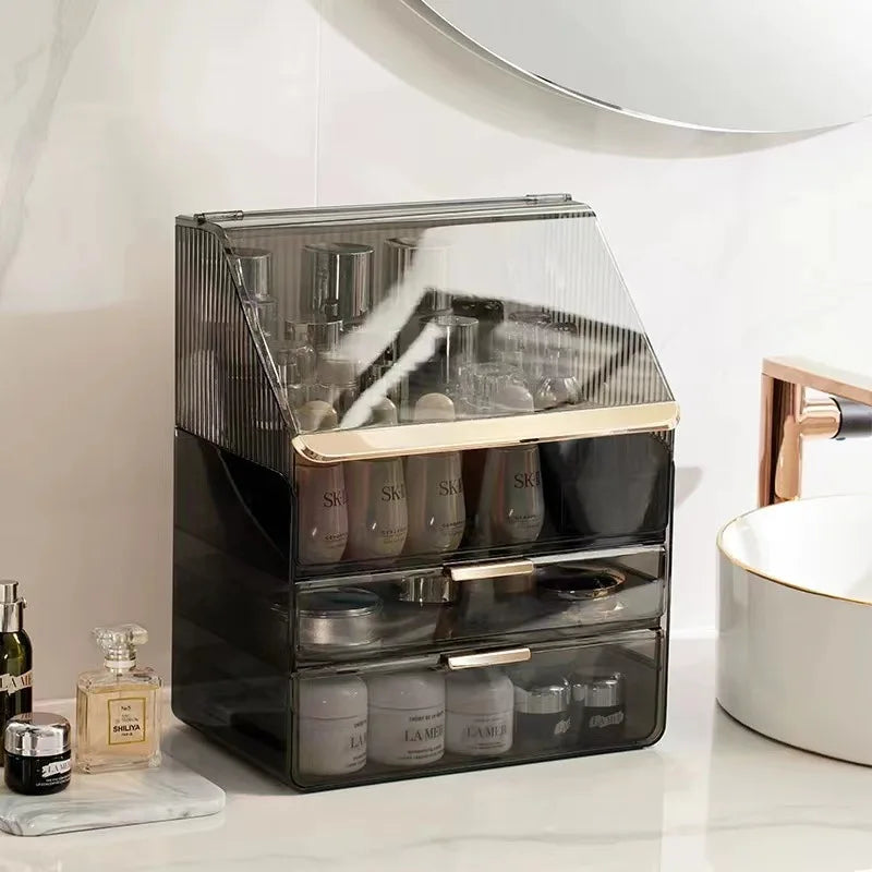 Desktop Makeup Container Drawer Large Box Cosmetic Large Capacity Storage Nail Jewelry Container Sundries Lipstick Organizer