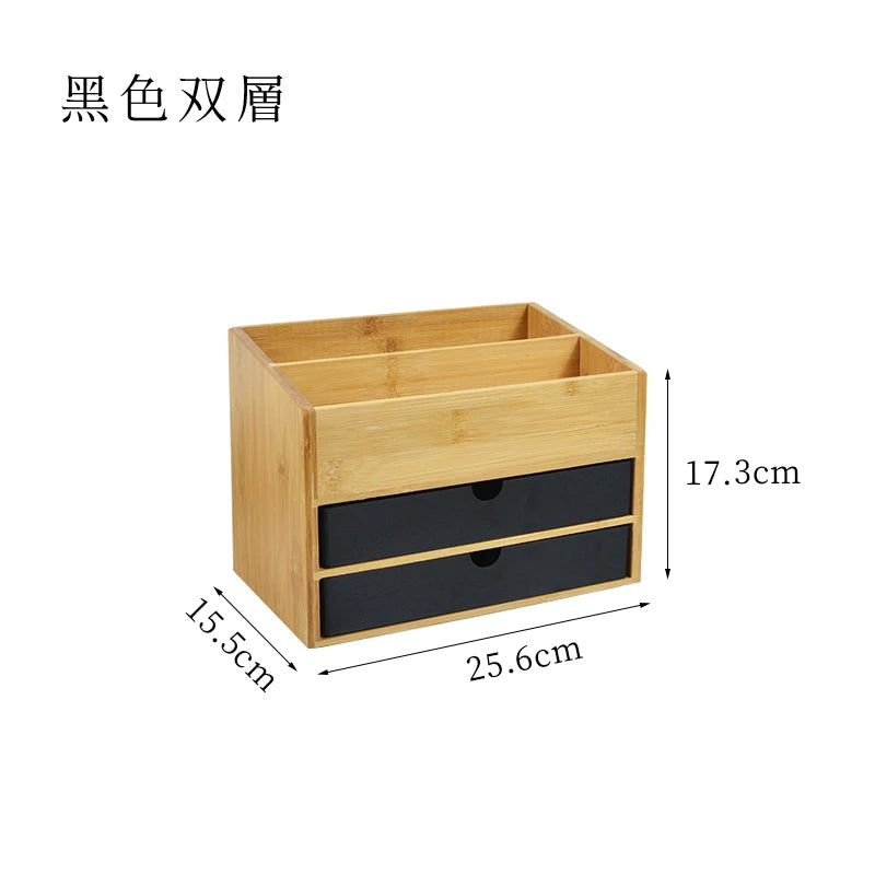 【Zhubai Home】Japanese Desktop Cosmetics Lipstick Jewelry Storage Box Drawer Dressing Table Skin Care Finishing