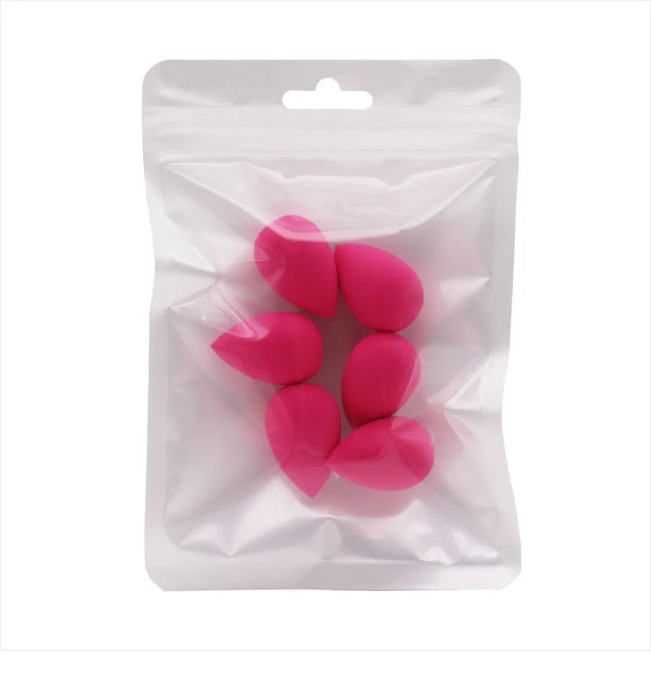 6pcs Mini Makeup Sponge Powder Beauty Sponge Makeup Concealer Liquid Foundation Face Beauty Cosmetic Sponge Make Up Accessories