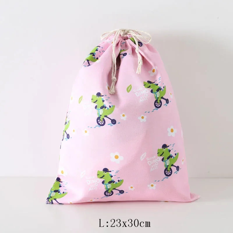 Women Girls Jewelry Lipstick Cosmetic Tote Rope Pouch String Bag Cute Small Large Coin Purse Key Earphone Drawstring Storage Bag