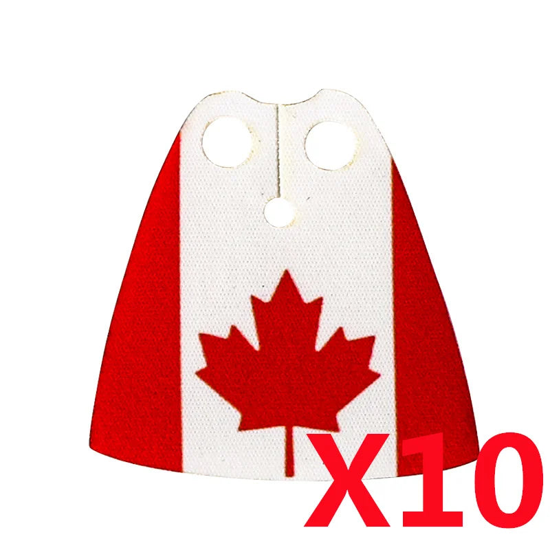 Medieval Military MOC Castle Knight Accessory Building Blocks Warhorse Cape Plush Coat Vest Shield Flag Kit Mini Toy Bricks Gift